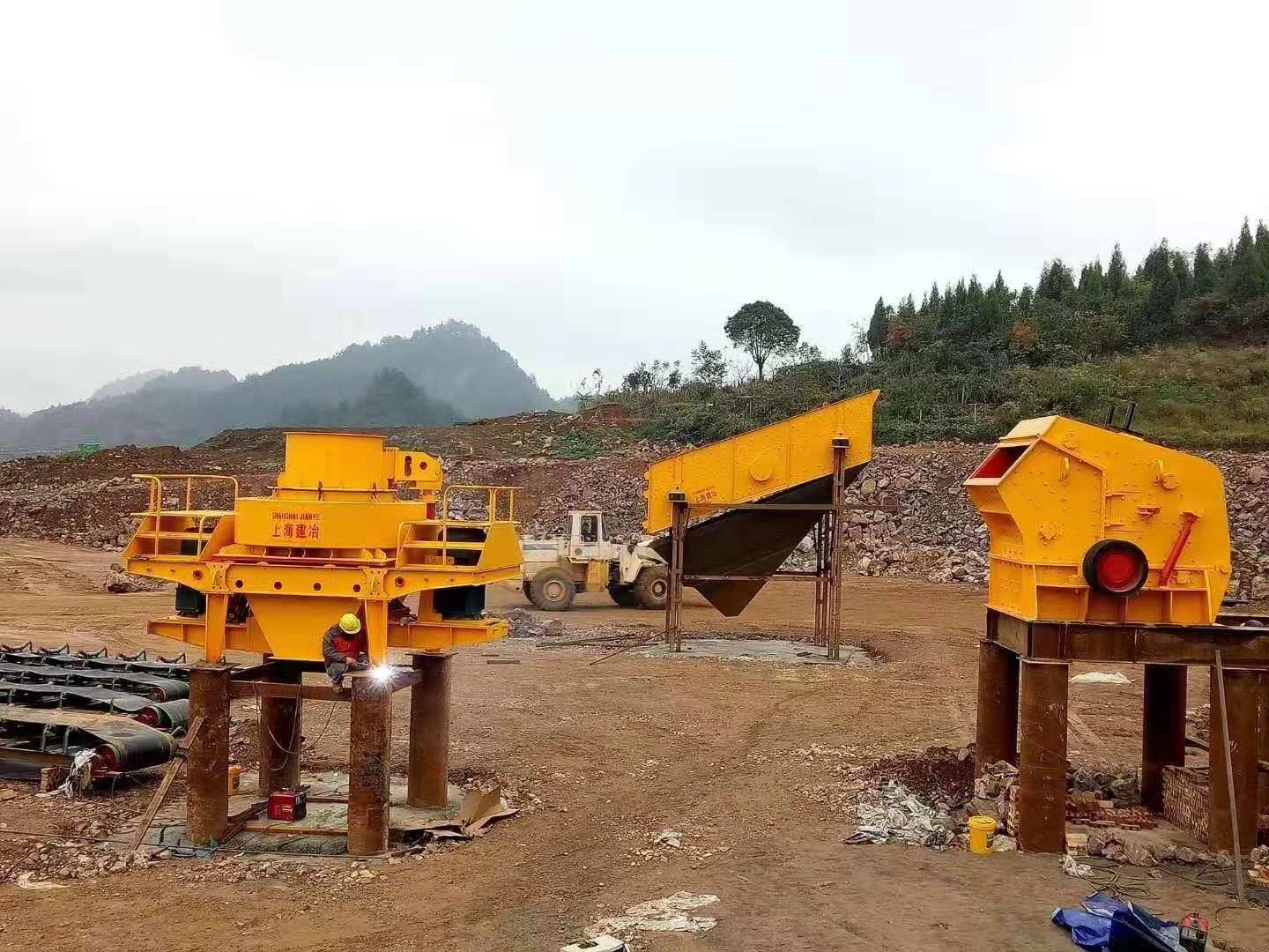 贵州开阳时产250吨砂石料石灰石砂石生产线项目